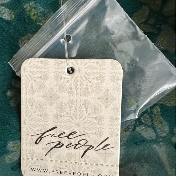 Free People “Sea Combo” Swiss Dot Sheer Blouse Balloon Sleeves Oversized… - Picture 14 of 16